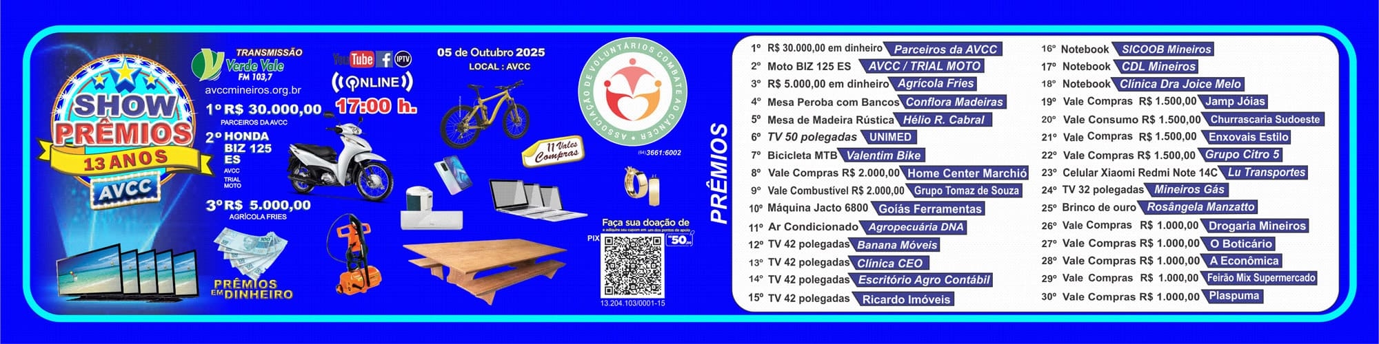 Copy of 13&ordm; Show de Pr&ecirc;mios